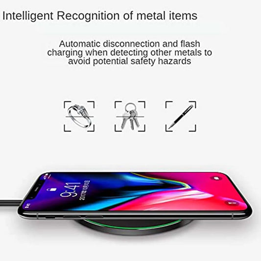 100W Wireless Charger Pad – Fast Charging for iPhone & Samsung