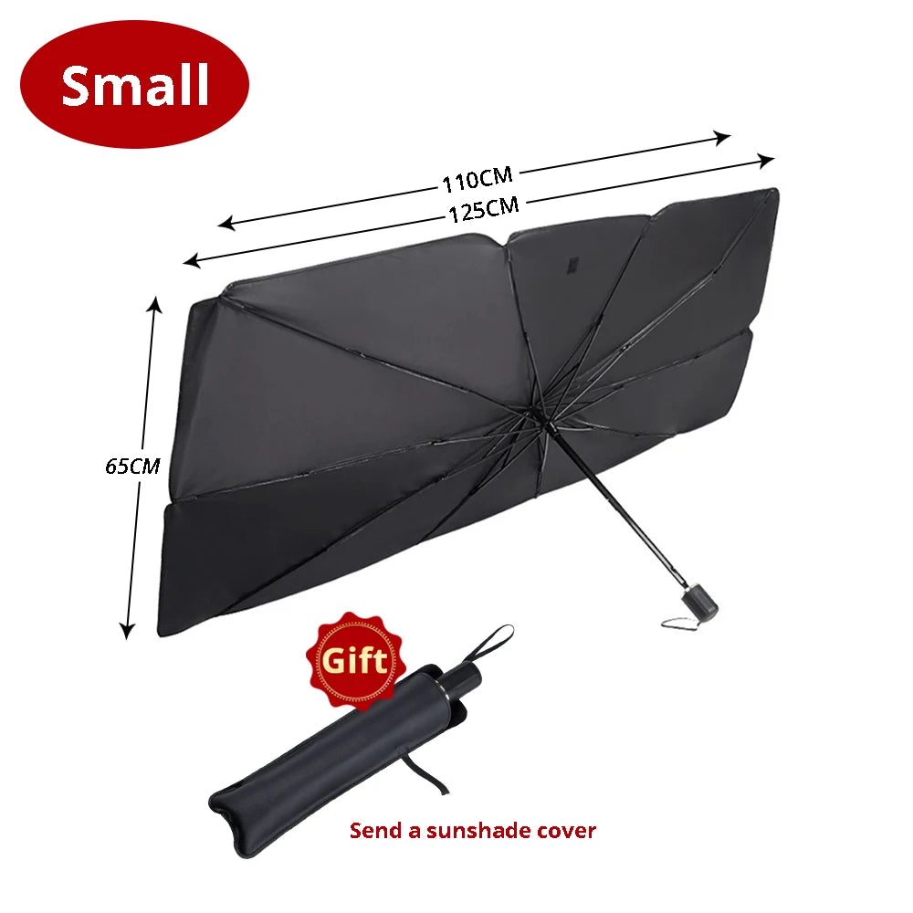Foldable Car Windshield Sunshade | UV Protection Sun Shade for Most Cars, SUVs & Trucks