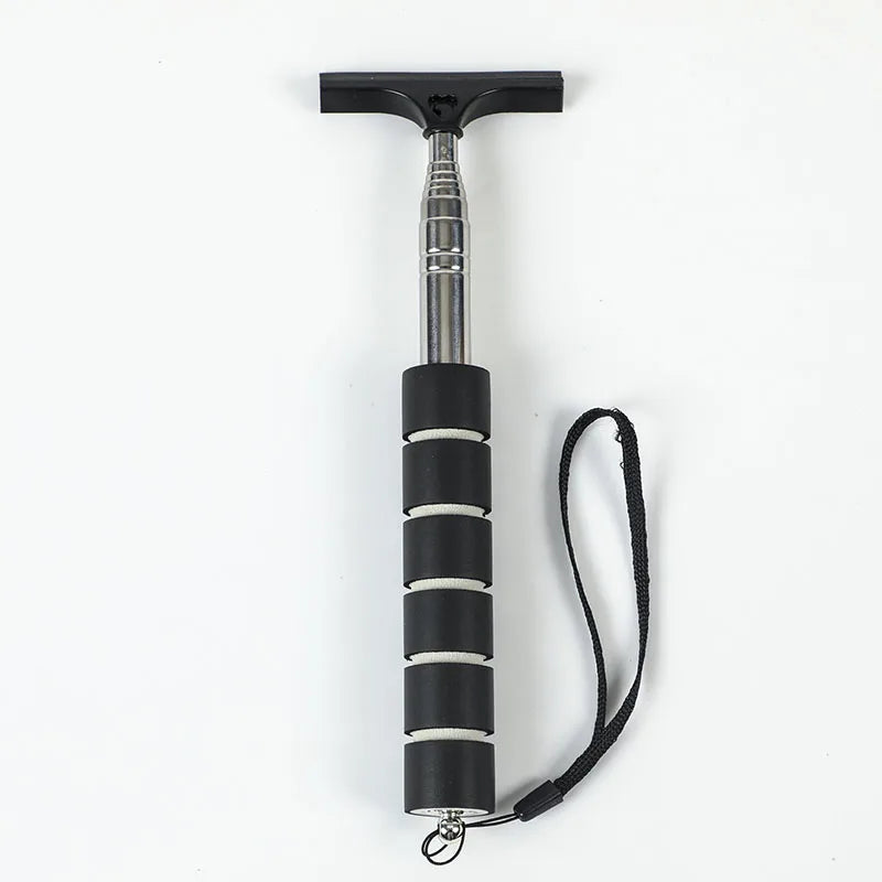 Telescopic Car Rearview Mirror Wiper & Window Cleaner – Extendable Handle, Universal Fit