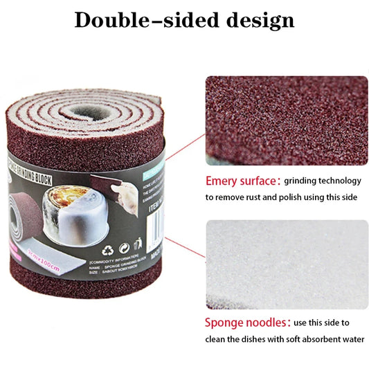 Heavy-Duty Melamine Cleaning Sponge | Non-Toxic Scrubber for Kitchen, Pots & Pans