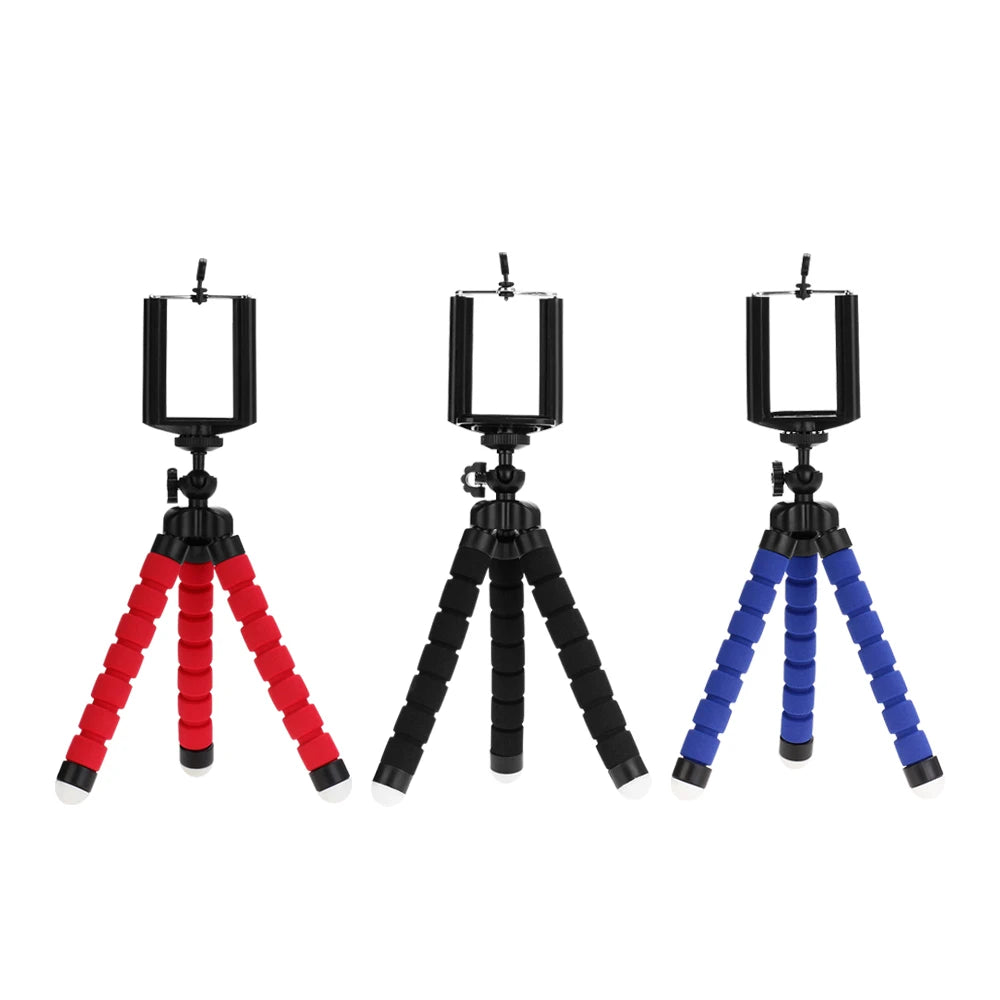 Flexible Octopus Mini Tripod with Bluetooth Remote for Smartphones