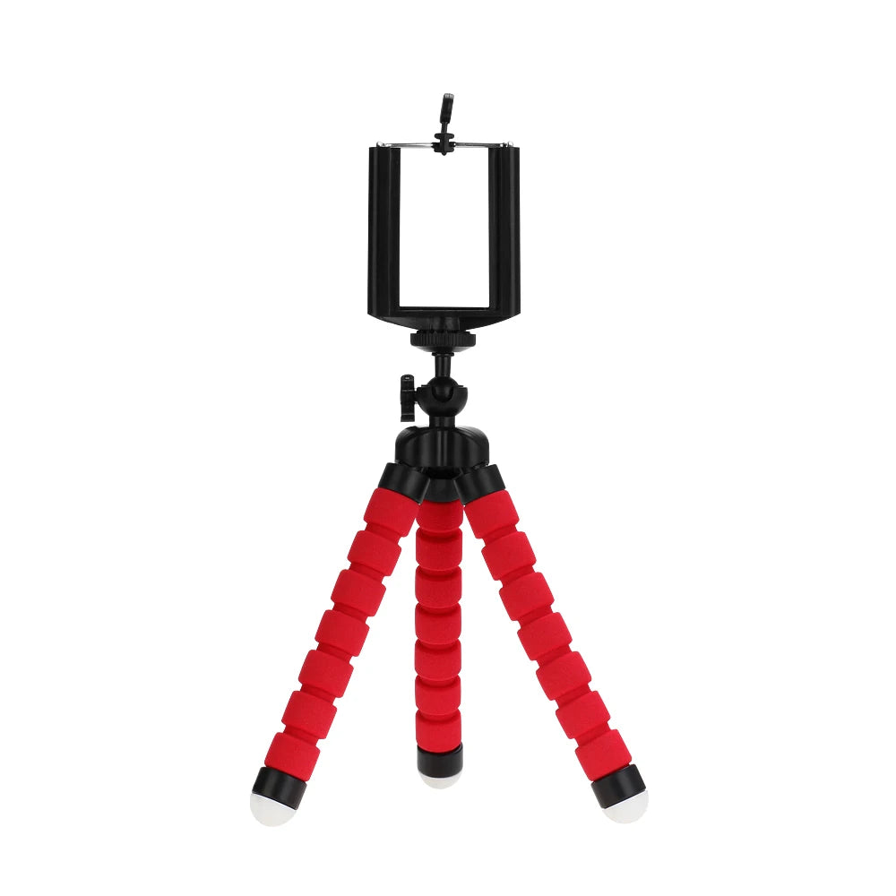 Flexible Octopus Mini Tripod with Bluetooth Remote for Smartphones