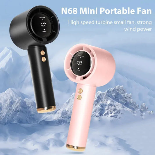 Mini Portable USB Handheld Fan – Fast Charging, High-Speed & Quiet