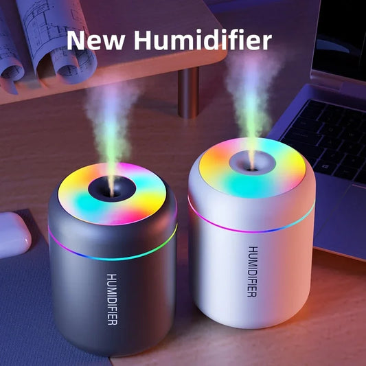 Mini USB Aroma Humidifier & Essential Oil Diffuser – 180ml