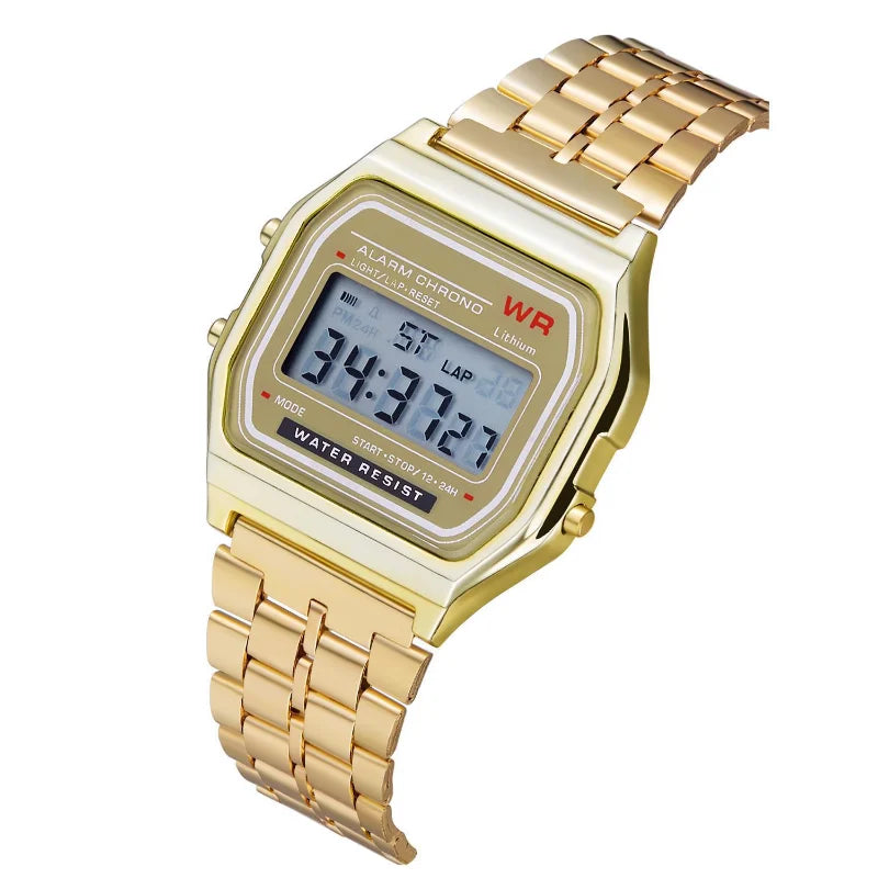 Unisex Digital Bracelet Watch with Alarm & Backlight