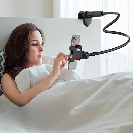 Long Arm Gooseneck Phone Holder – Hands-Free Mount for Bed & Desk