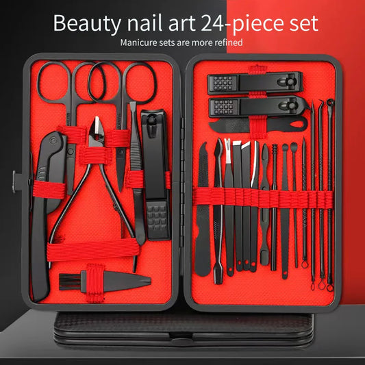 Professional Nail Clipper Set – Stainless Steel Manicure & Pedicure Kit