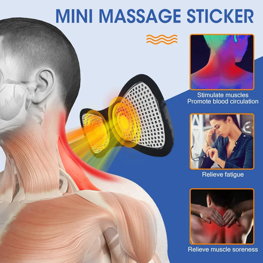 EMS Electric Neck & Body Massager – 8 Modes, Pain Relief & Muscle Relaxation