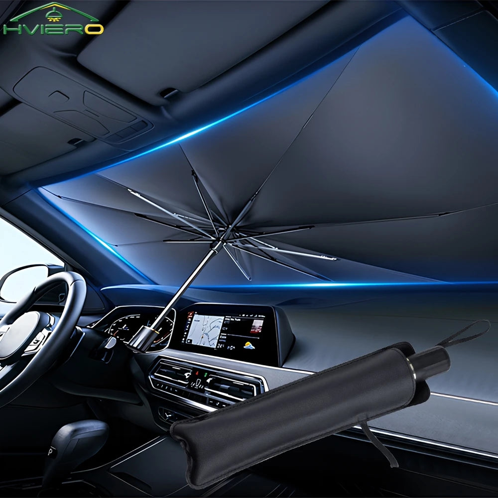 Foldable Car Windshield Sunshade | UV Protection Sun Shade for Most Cars, SUVs & Trucks
