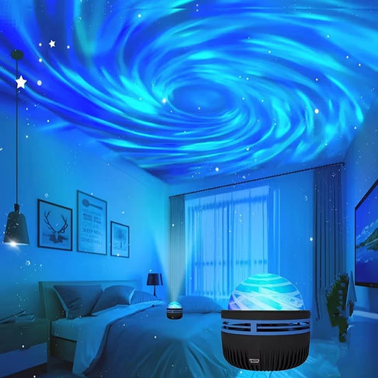LED Galaxy Projector Night Light – Colorful Star Sky Projector