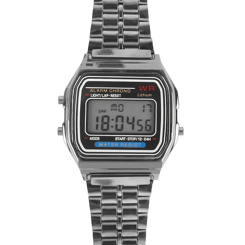 Unisex Digital Bracelet Watch with Alarm & Backlight