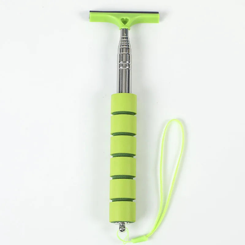 Telescopic Car Rearview Mirror Wiper & Window Cleaner – Extendable Handle, Universal Fit
