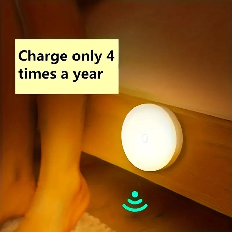 Wireless Motion Sensor Night Light | LED Lamp for Bedroom, Staircase & Closet