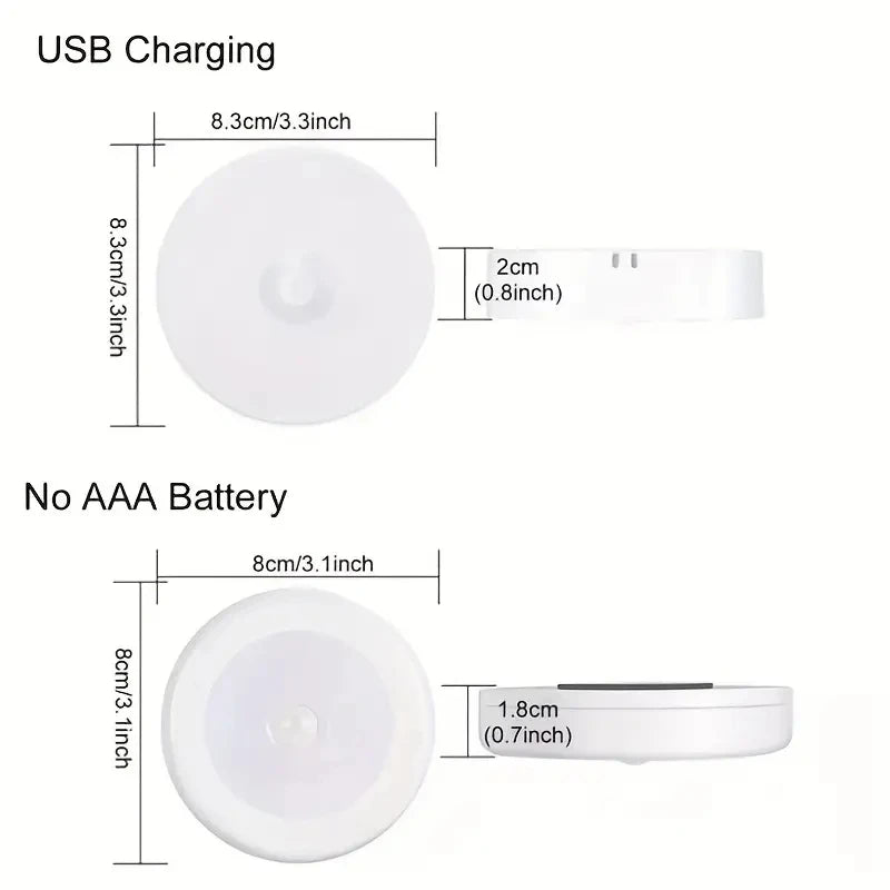 Wireless Motion Sensor Night Light | LED Lamp for Bedroom, Staircase & Closet