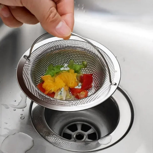 Stainless Steel Kitchen Sink Drain Filter – Food & Hair Catcher Strainer (1pc / 2pc / 4pc)