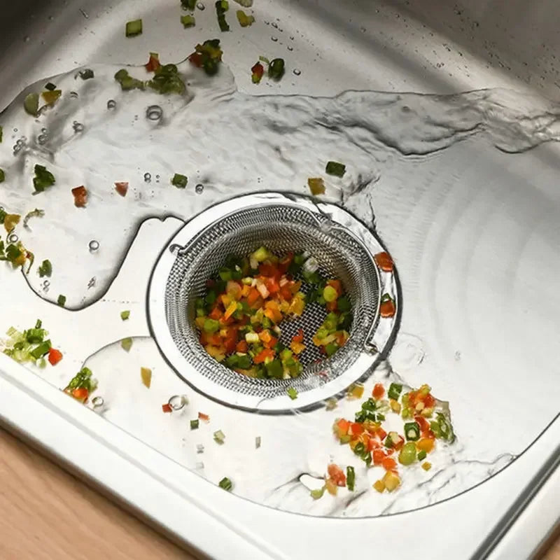 Stainless Steel Kitchen Sink Drain Filter – Food & Hair Catcher Strainer (1pc / 2pc / 4pc)