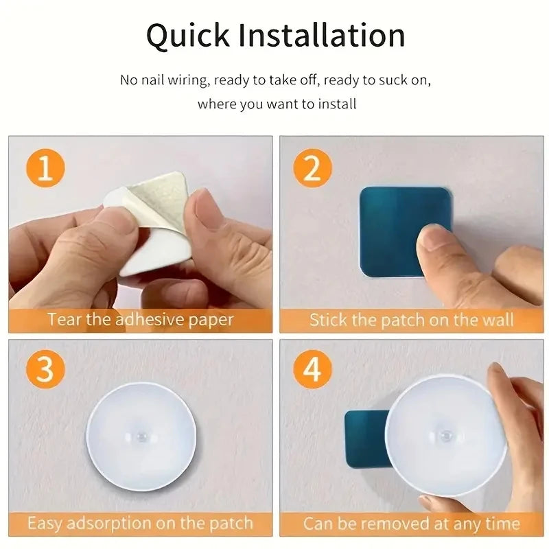 Wireless Motion Sensor Night Light | LED Lamp for Bedroom, Staircase & Closet