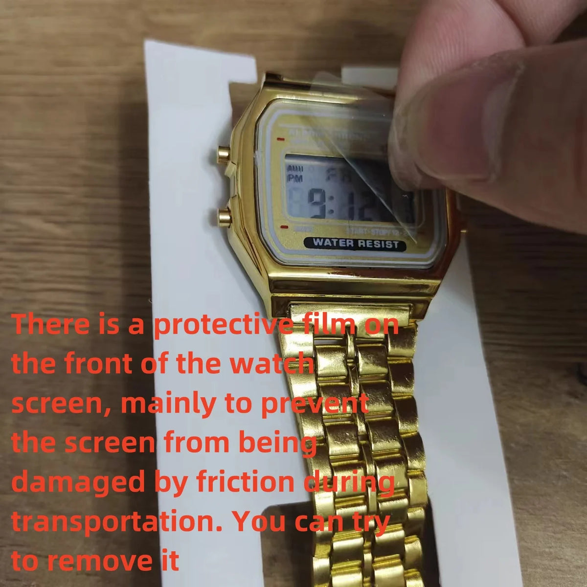 Unisex Digital Bracelet Watch with Alarm & Backlight