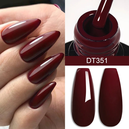 MEET ACROSS Gel Nail Polish — Long-Lasting French Style, 7ml