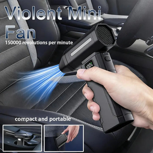 X8 Brushless Turbo Jet Fan Blower – 150,000 RPM Electric Air Duster & Dust Cleaner