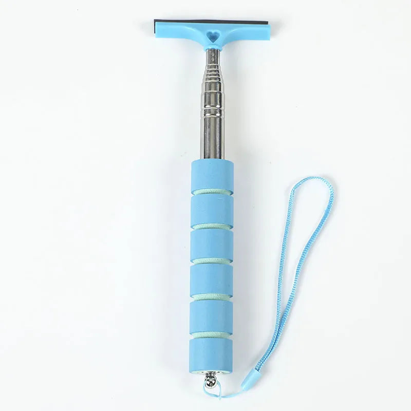 Telescopic Car Rearview Mirror Wiper & Window Cleaner – Extendable Handle, Universal Fit