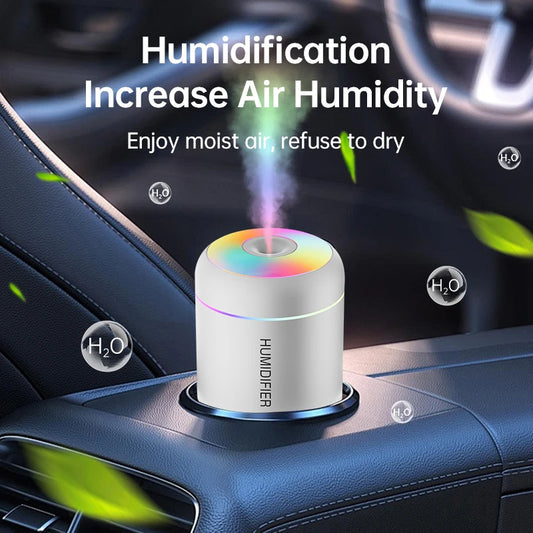 Mini USB Aroma Humidifier & Essential Oil Diffuser – 180ml