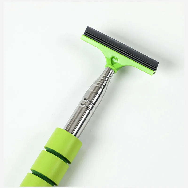 Telescopic Car Rearview Mirror Wiper & Window Cleaner – Extendable Handle, Universal Fit