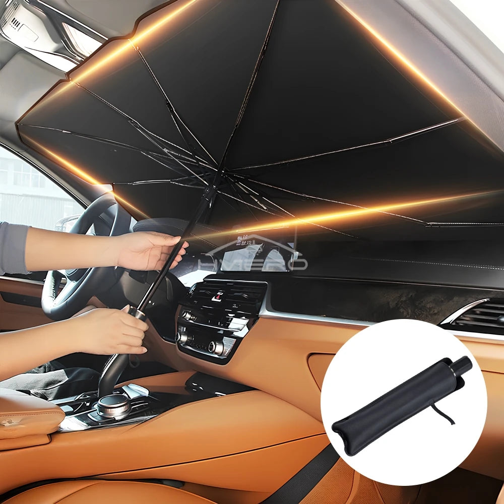 Foldable Car Windshield Sunshade | UV Protection Sun Shade for Most Cars, SUVs & Trucks