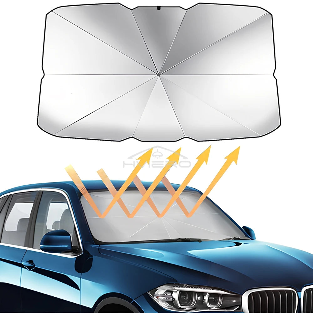 Foldable Car Windshield Sunshade | UV Protection Sun Shade for Most Cars, SUVs & Trucks