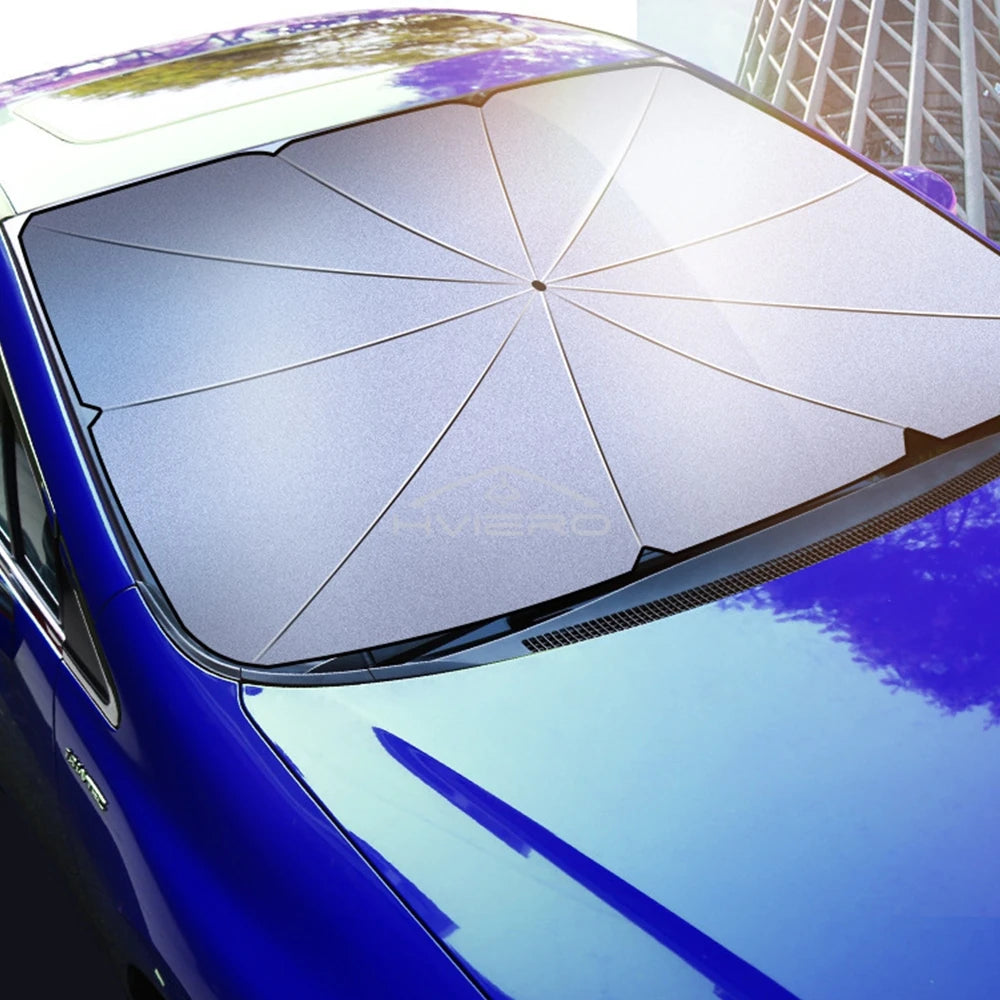 Foldable Car Windshield Sunshade | UV Protection Sun Shade for Most Cars, SUVs & Trucks