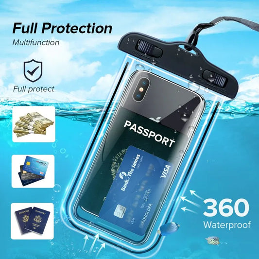 IP68 Waterproof Phone Pouch – Universal Dry Bag for iPhone & Samsung