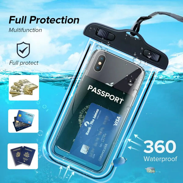 IP68 Waterproof Phone Pouch – Universal Dry Bag for iPhone & Samsung